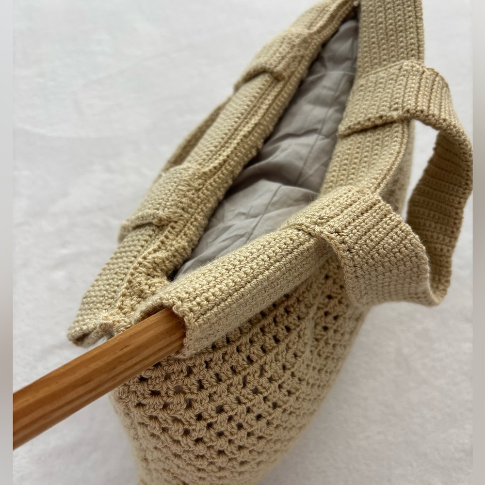 Crochet/Macrame Bag, VGUC - Picture 3 of 4